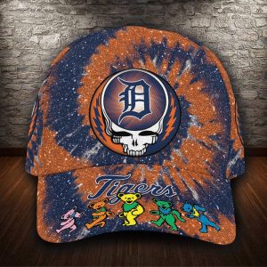 Detroit Tigers x Grateful Dead 3D Classic Baseball Cap CGI1324