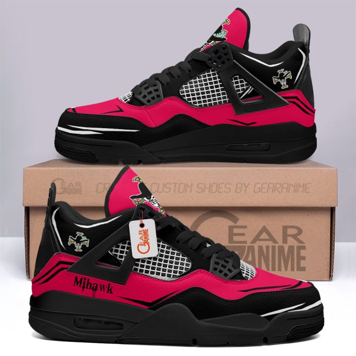 Dracule Mihawk Jordan 4 Sneakers Anime Personalized Shoes JD297