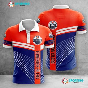 Edmonton Oilers Polo Shirt Golf Shirt 3D PLS1337