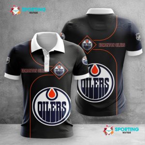 Edmonton Oilers Polo Shirt Golf Shirt 3D PLS1347