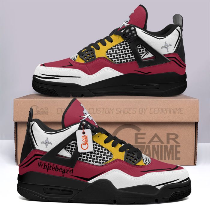 Edward Newgate Jordan 4 Sneakers Anime Personalized Shoes JD289