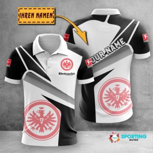 Eintracht Frankfurt Polo Shirt Golf Shirt 3D PLS1788
