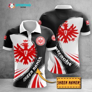 Eintracht Frankfurt Polo Shirt Golf Shirt 3D PLS2322
