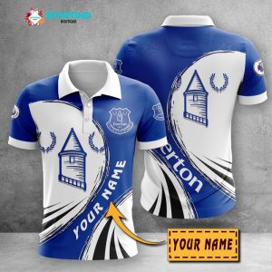 Everton F.C Polo Shirt Golf Shirt 3D PLS2515