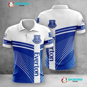 Everton F.C Polo Shirt Golf Shirt 3D PLS774