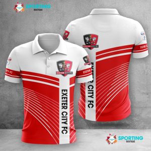 Exeter City Polo Shirt Golf Shirt 3D PLS1444