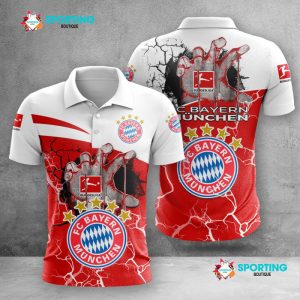 FC Bayern Munchen Polo Shirt Golf Shirt 3D PLS1193