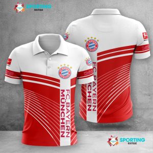 FC Bayern Munchen Polo Shirt Golf Shirt 3D PLS1620