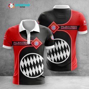 FC Bayern Munchen Polo Shirt Golf Shirt 3D PLS1677