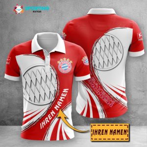 FC Bayern Munchen Polo Shirt Golf Shirt 3D PLS2305
