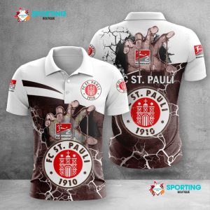 FC St. Pauli Polo Shirt Golf Shirt 3D PLS1225