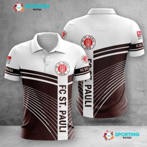 FC St. Pauli Polo Shirt Golf Shirt 3D PLS1578