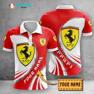 Ferrari Polo Shirt Golf Shirt 3D PLS1776