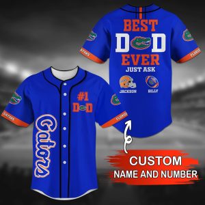 Florida Gators NCAA Personalized Baseball Jersey BJ1025