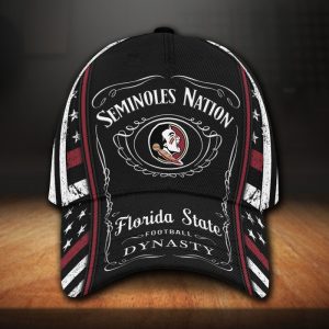 Florida State Seminoles And Jack Daniel 3D BaseBall Cap CGI654