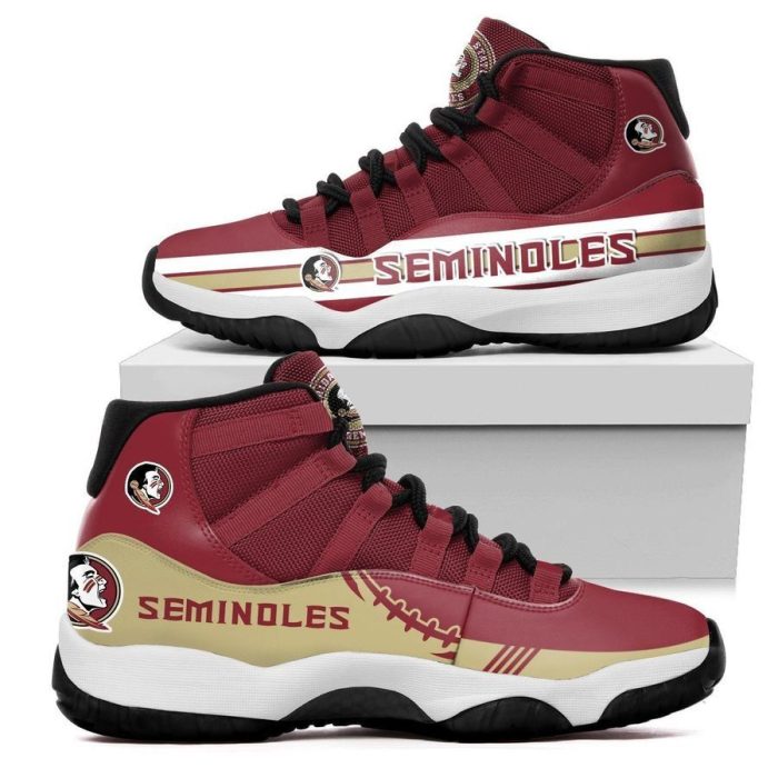 Florida State Seminoles NCAA 3D Air Jordan 11 Sneaker JD110376