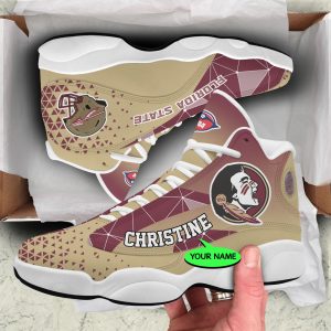 Florida State Seminoles NCAA Shoes Jordan JD13 Shoes Triangle Personalized JD130950