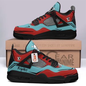 Franky Jordan 4 Sneakers Anime Personalized Shoes JD288