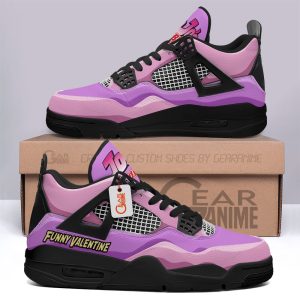 Funny Valentine Jordan 4 Sneakers Anime Personalized Shoes JD379