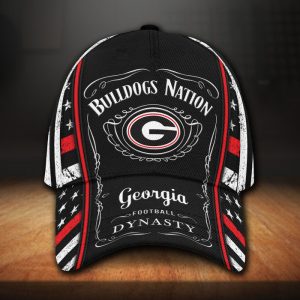 Georgia Bulldogs & Jack Daniel's 3D Classic Baseball Cap CGI1735