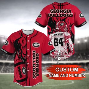 Georgia Bulldogs NCAA Baseball Jersey Personalized 2023 BJ2328