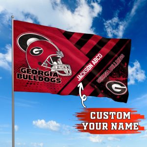 Georgia Bulldogs NCAA Personalized Fly Flag Outdoor Flag Fl048