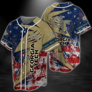 Georgia Tech Yellow Jackets NCAA Baseball Jersey BJ1800