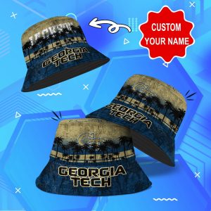 Georgia Tech Yellow Jackets NCAA Bucket Hat Personalized SBH089