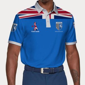 Gillingham Polo Shirt Golf Shirt 3D PLS1849