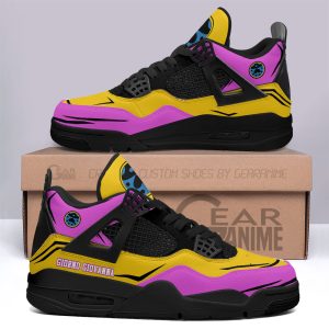 Giorno Giovanna Jordan 4 Sneakers Anime Personalized Shoes JD373