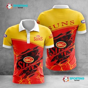 Gold Coast Suns Polo Shirt Golf Shirt 3D PLS1188