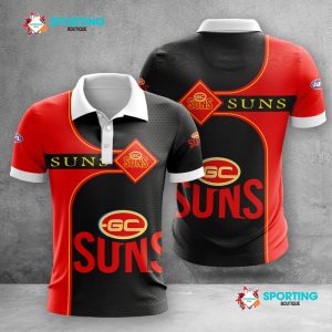 Gold Coast Suns Polo Shirt Golf Shirt 3D PLS2001