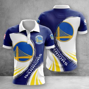 Golden State Warriors Polo Shirt Golf Shirt 3D PLS2410