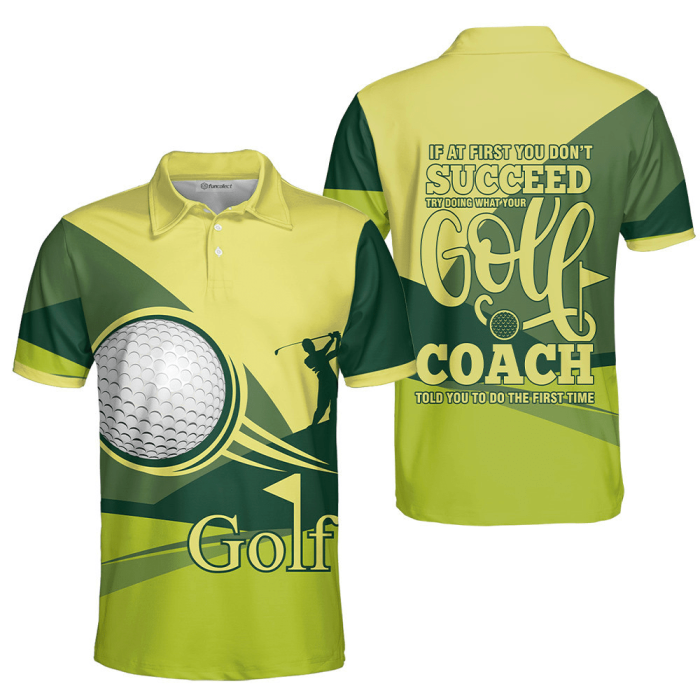 Golf Collection Polo Shirt Golf Shirt 3D PLS077