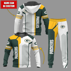 Green Bay Packer NFL Personalized Combo Hoodie And Jogger CHJ625