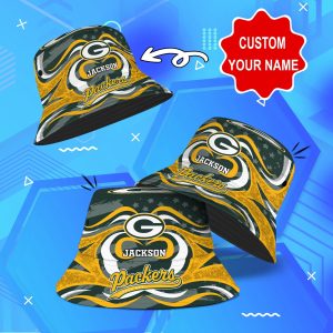 Green Bay Packers NFL Bucket Hat Personalized SBH139