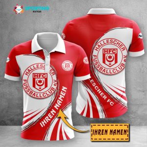 Hallescher FC Polo Shirt Golf Shirt 3D PLS2516
