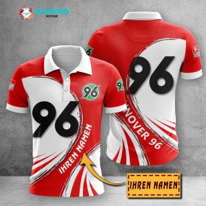 Hannover 96 Polo Shirt Golf Shirt 3D PLS2326