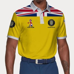 Harrogate Town AFC Polo Shirt Golf Shirt 3D PLS1869