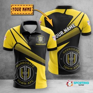 Harrogate Town AFC Polo Shirt Golf Shirt 3D PLS358