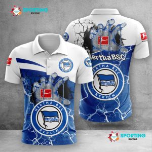 Hertha BSC Polo Shirt Golf Shirt 3D PLS1173