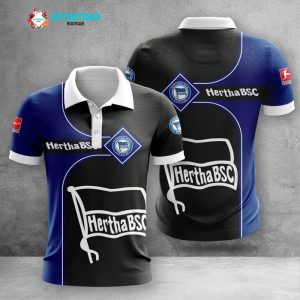 Hertha BSC Polo Shirt Golf Shirt 3D PLS1686