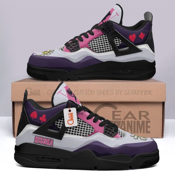 Hisoka Jordan 4 Sneakers Anime Personalized Shoes JD316