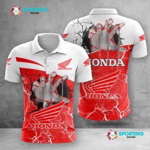 Honda Motorcycle Polo Shirt Golf Shirt 3D PLS1034