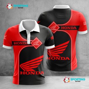 Honda Motorcycle Polo Shirt Golf Shirt 3D PLS1712