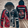 Houston Texans NFL 3D Custom Name Down Filled Coat DFC005