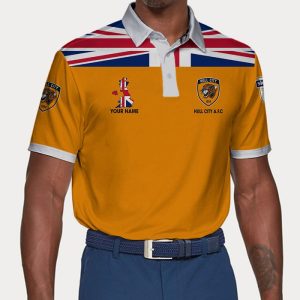 Hull City Polo Shirt Golf Shirt 3D PLS1894