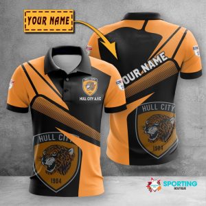 Hull City Polo Shirt Golf Shirt 3D PLS393