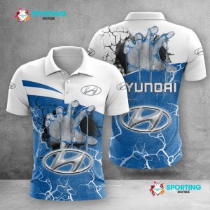 Hyundai Polo Shirt Golf Shirt 3D PLS1037