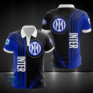 Inter Milan Polo Shirt Golf Shirt 3D PLS2062